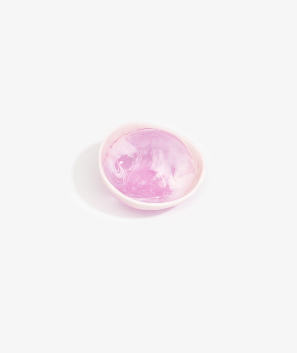 Resin Flow Spice Dish - Shell Pink