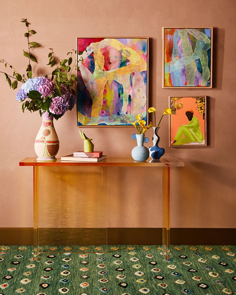 Ambalux Gold Console Table