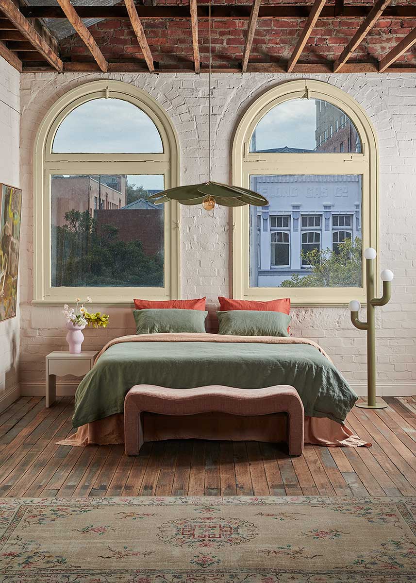 Linen Duvet Cover - Khaki