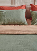 Linen Standard Pillowcase Set - Khaki-Bedding-Greenhouse-Greenhouse Interiors Pty Ltd