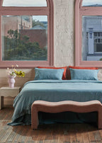 Linen Duvet Cover - Dusty Blue