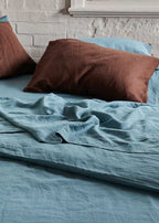 Linen Standard Pillowcase Set - Cocoa