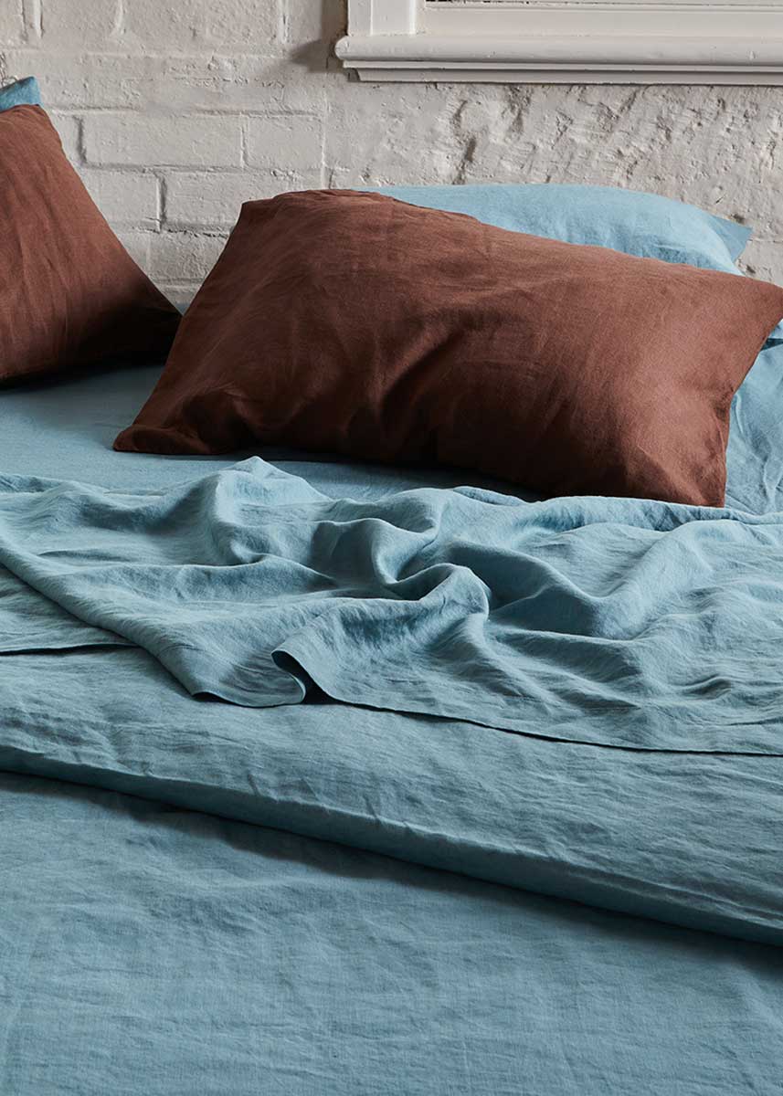 Linen Standard Pillowcase Set - Cocoa