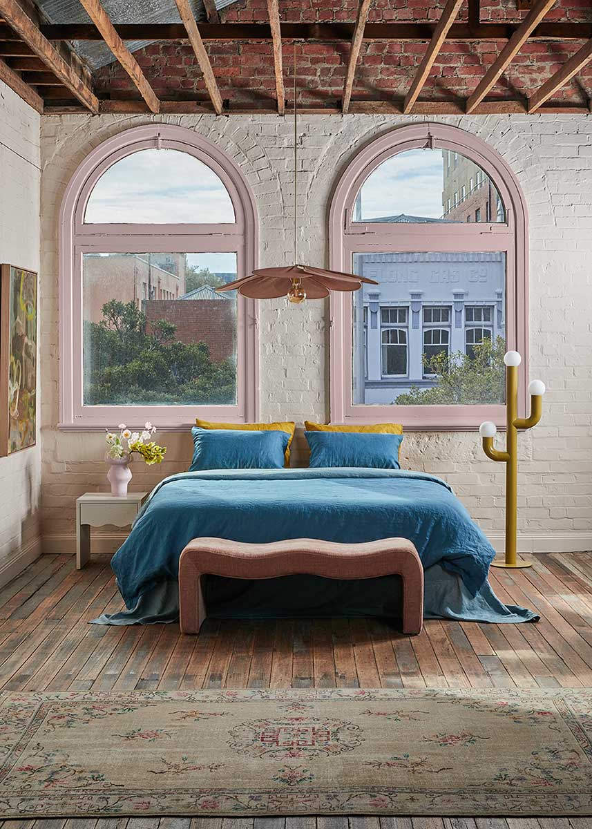 Linen Standard Pillowcase Set - Legion Blue