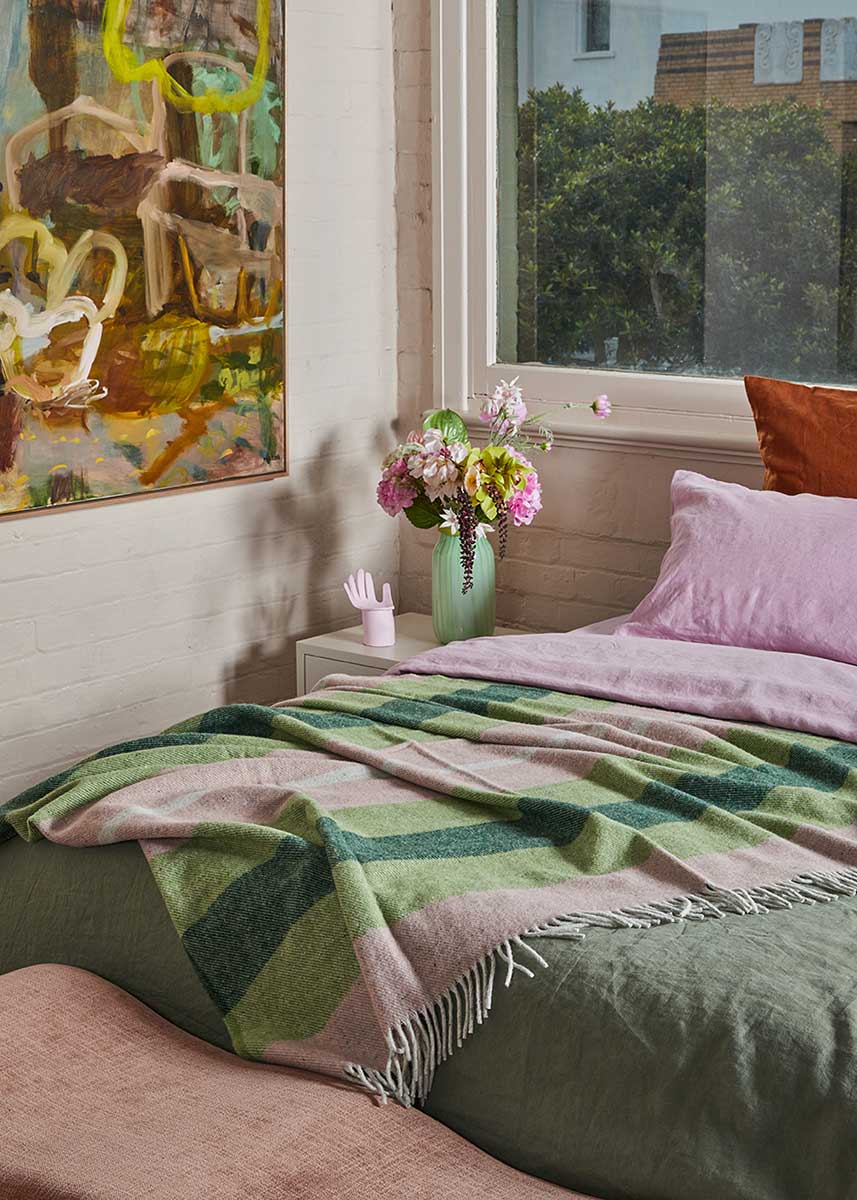 Linen Standard Pillowcase Set - Lilac