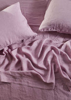 Linen Standard Pillowcase Set - Lilac