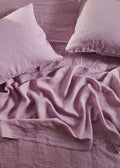 Linen Flat Sheet - Lilac-Bedding-Greenhouse-Greenhouse Interiors Pty Ltd