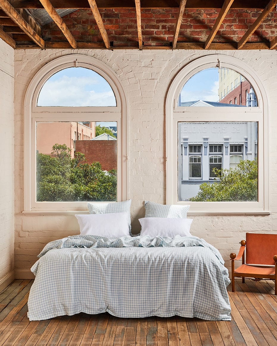 White – Linen Pillowcase Set