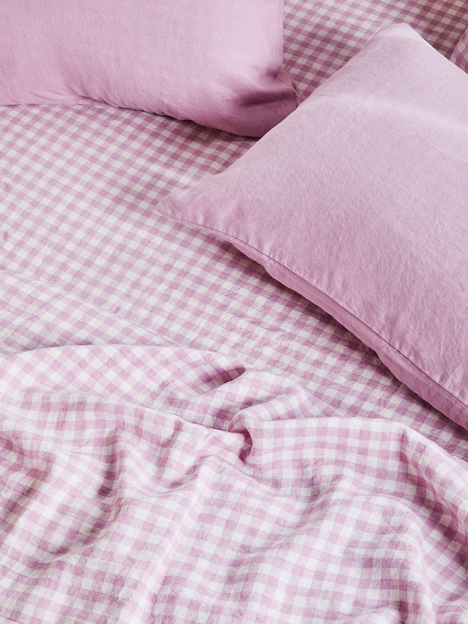 Lilac – Linen Euro Pillowcase Set