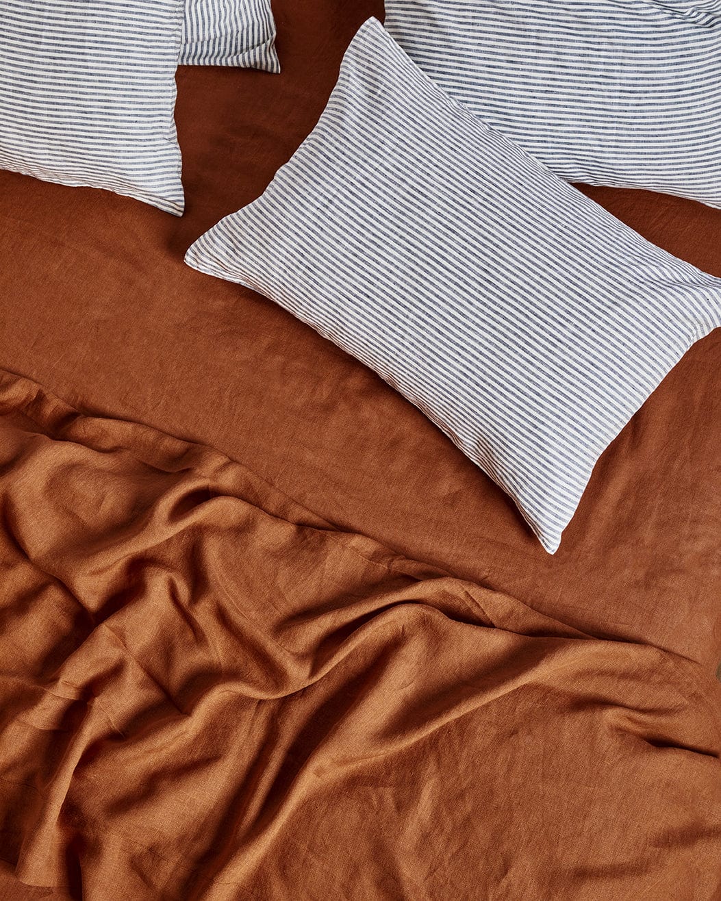 Marine Stripes – Linen Pillowcase Set
