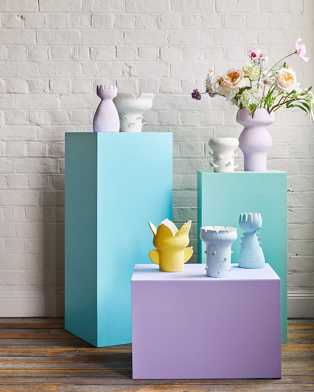 Small Blue Flower Vase