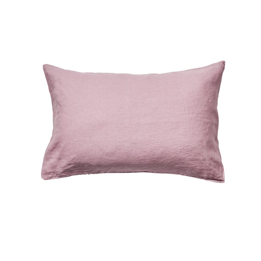 Linen Standard Pillowcase Set - Lilac