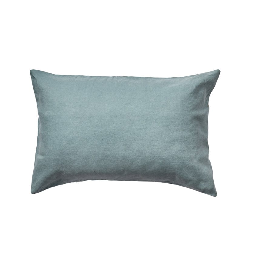 Linen Standard Pillowcase Set - Dusty Blue