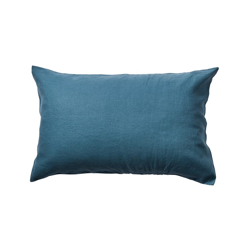 Linen Standard Pillowcase Set - Legion Blue