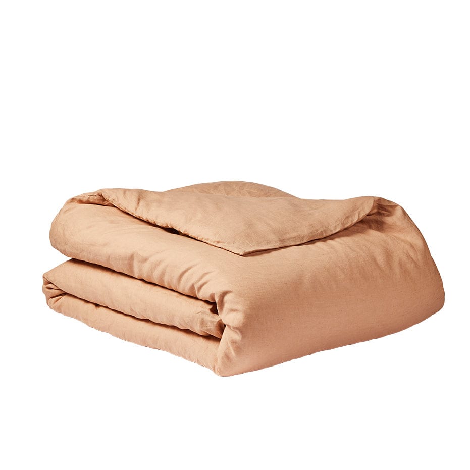 Linen Duvet Cover - Biscuit