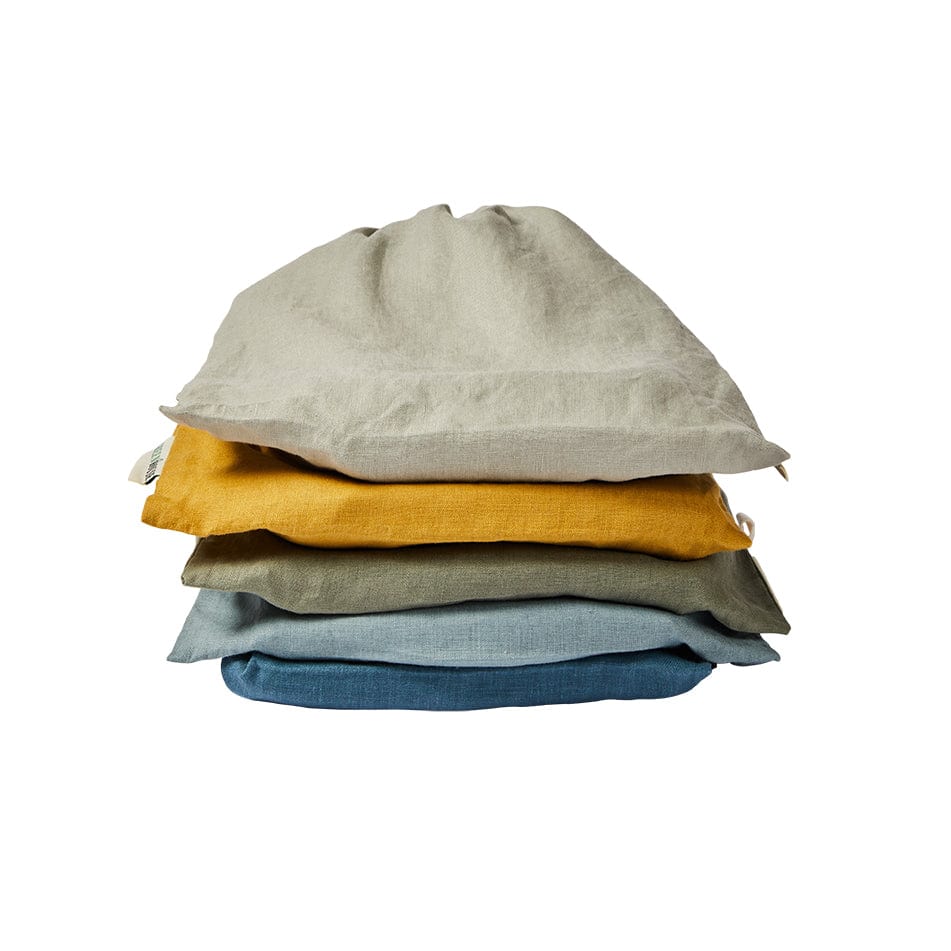 Linen Standard Pillowcase Set - Dusty Blue