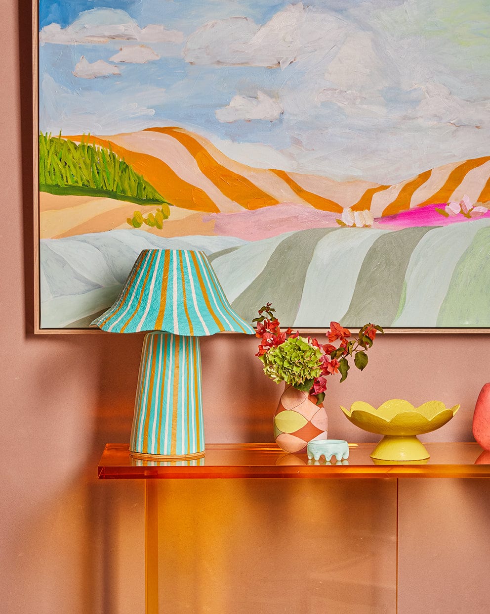 Psychedelic Table Lamp