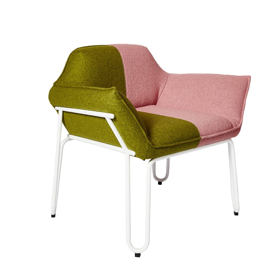Sister Lounge Armchair - Pink & Chartreuse