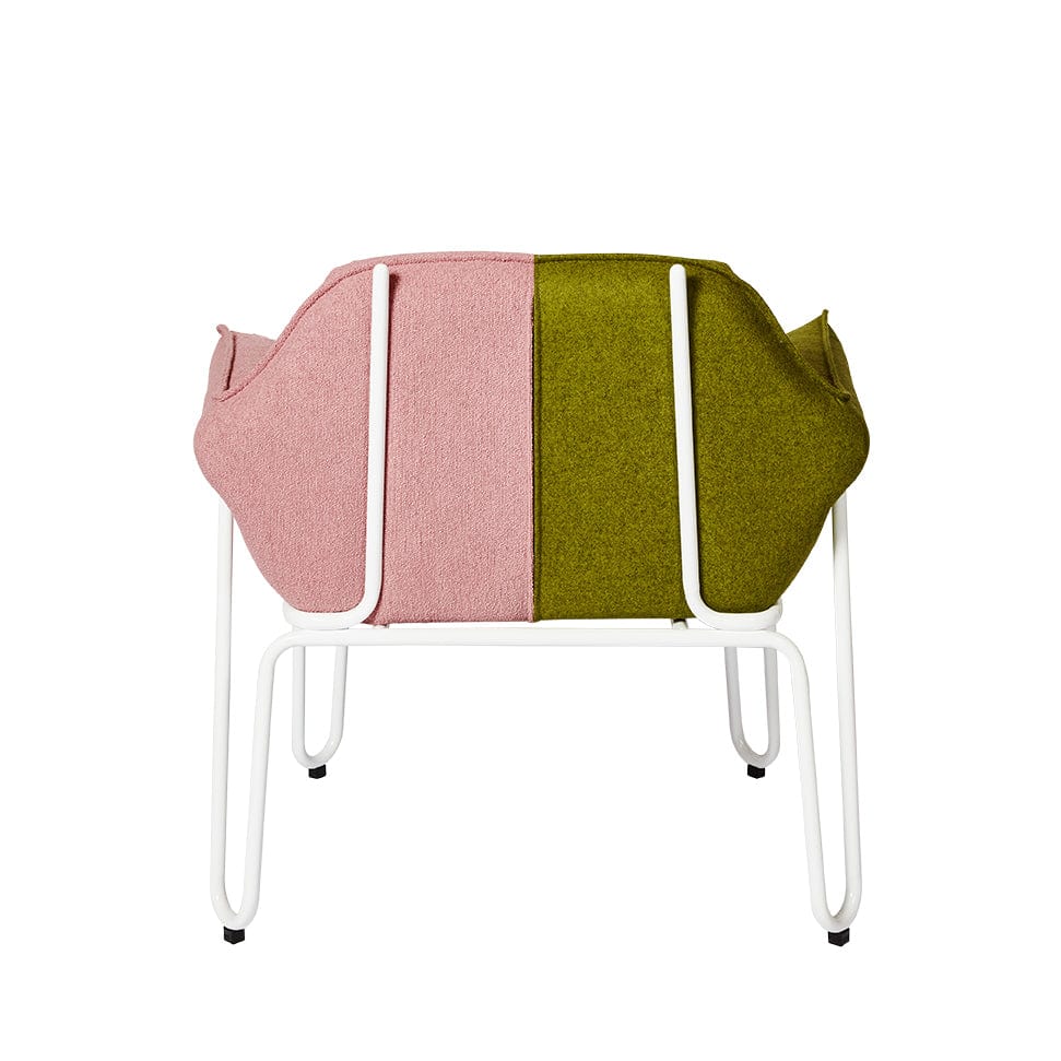 Sister Lounge Armchair - Pink & Chartreuse