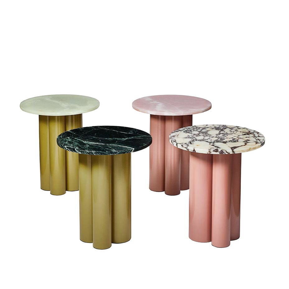 Natura Pink Onyx Side Table