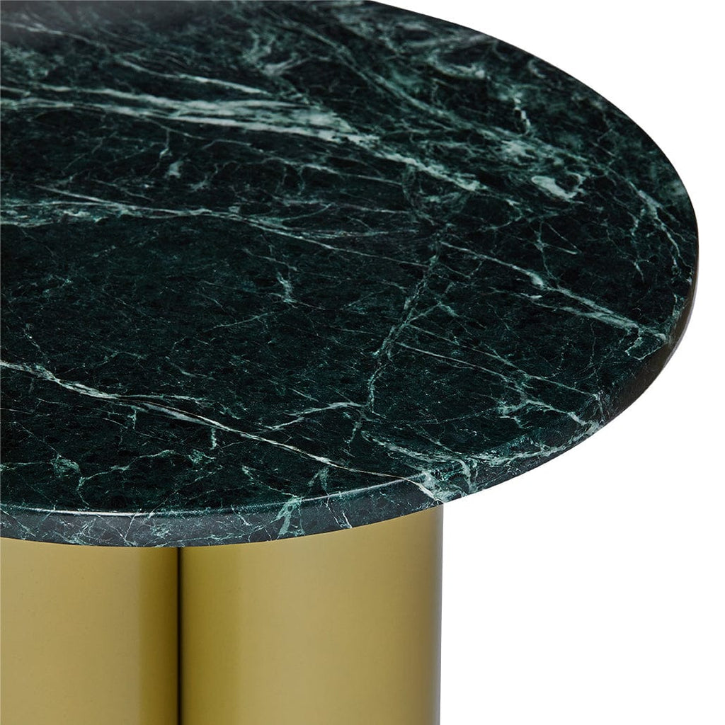 Natura Verde Alpi Marble Side Table