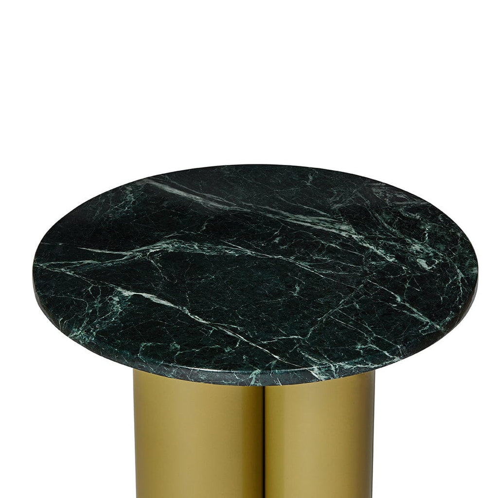 Natura Verde Alpi Marble Side Table
