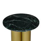Natura Verde Alpi Marble Side Table