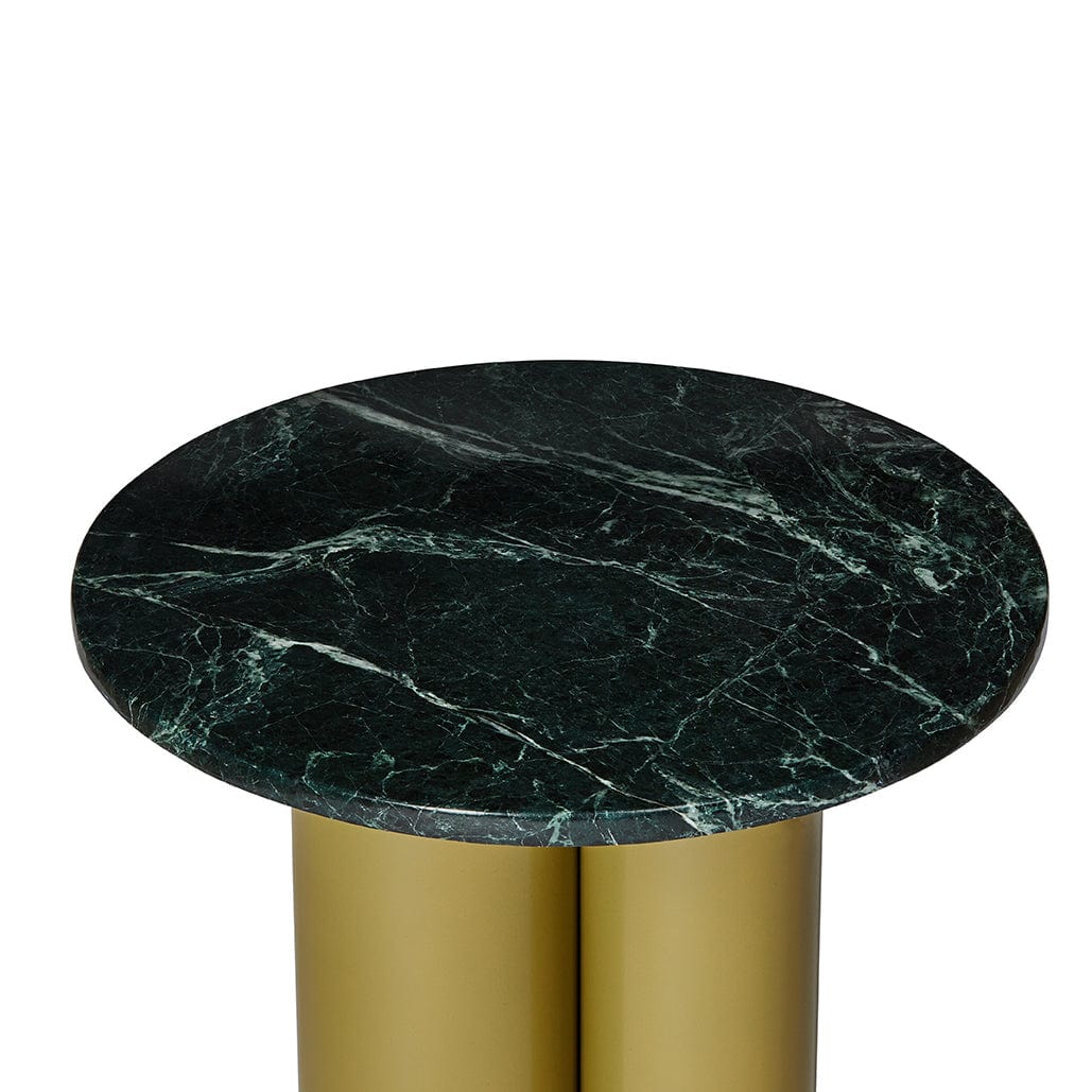 Natura Verde Alpi Marble Side Table