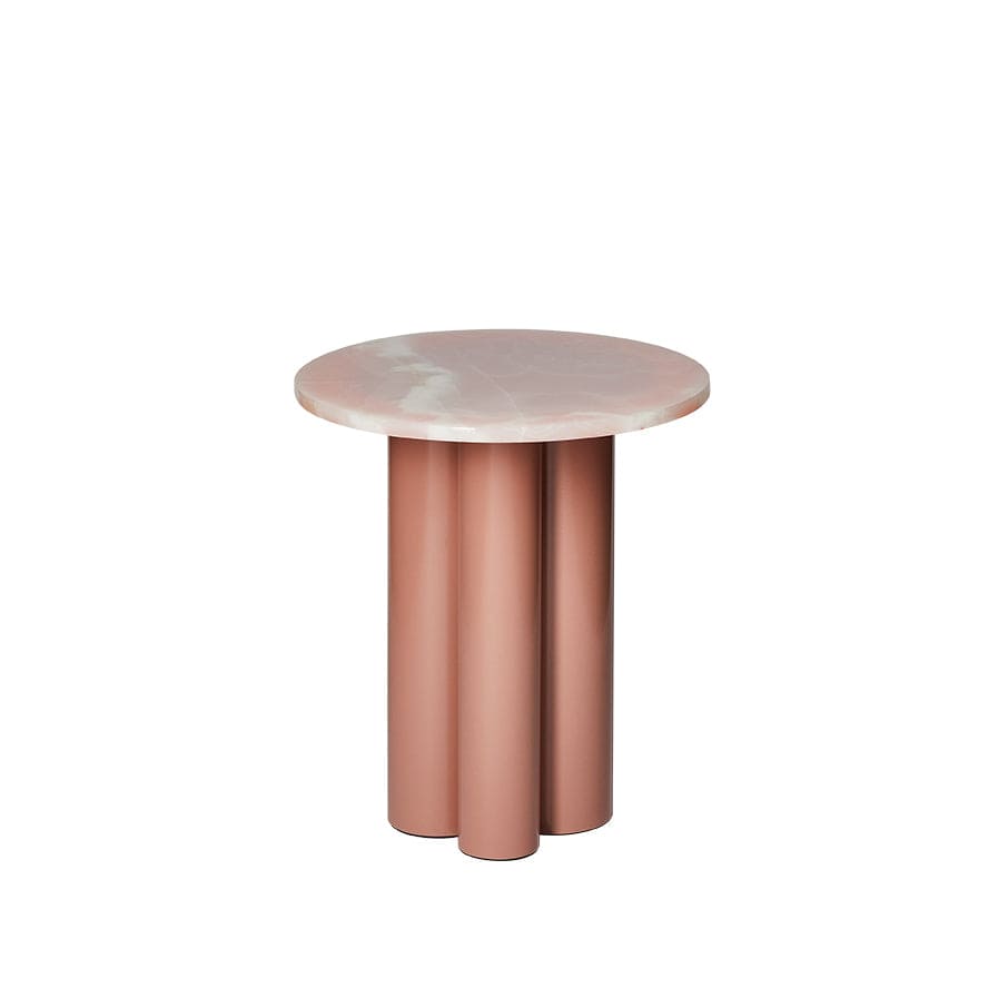 Natura Pink Onyx Side Table