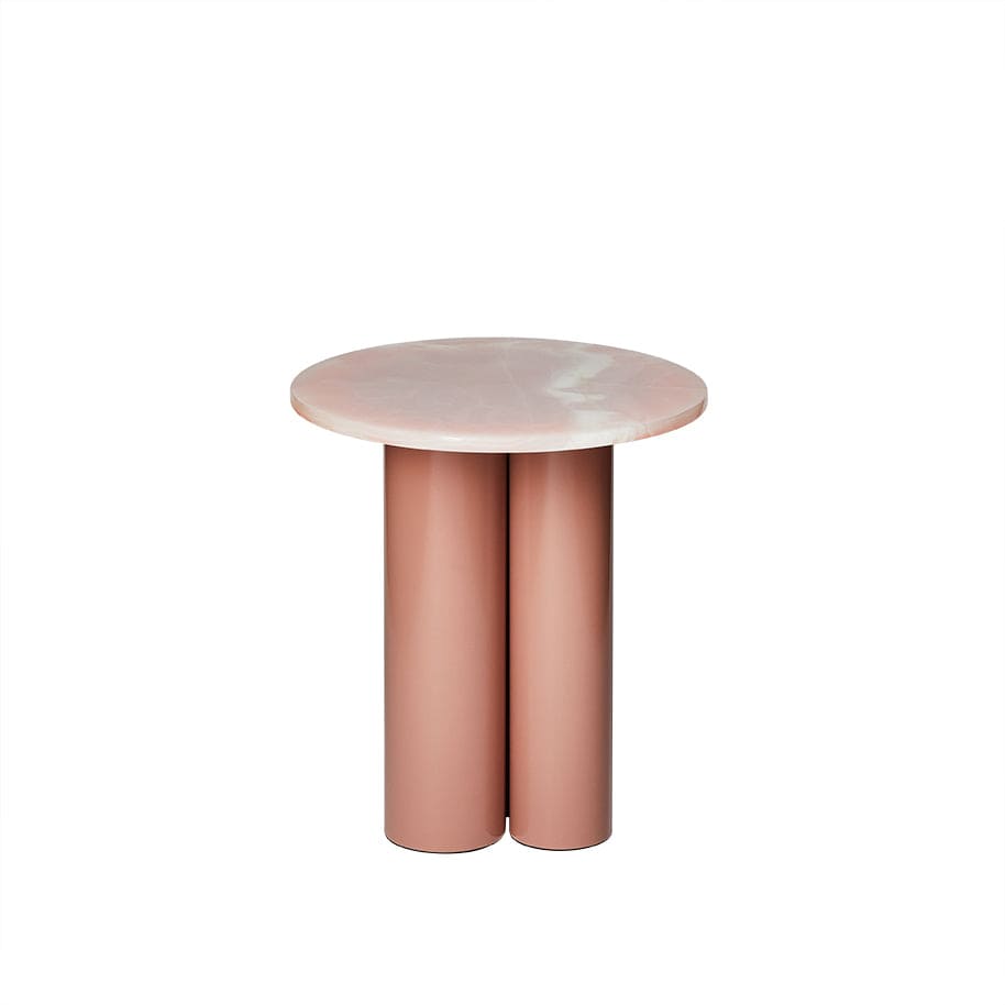 Natura Pink Onyx Side Table