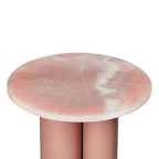 Natura Pink Onyx Side Table