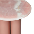 Natura Pink Onyx Side Table