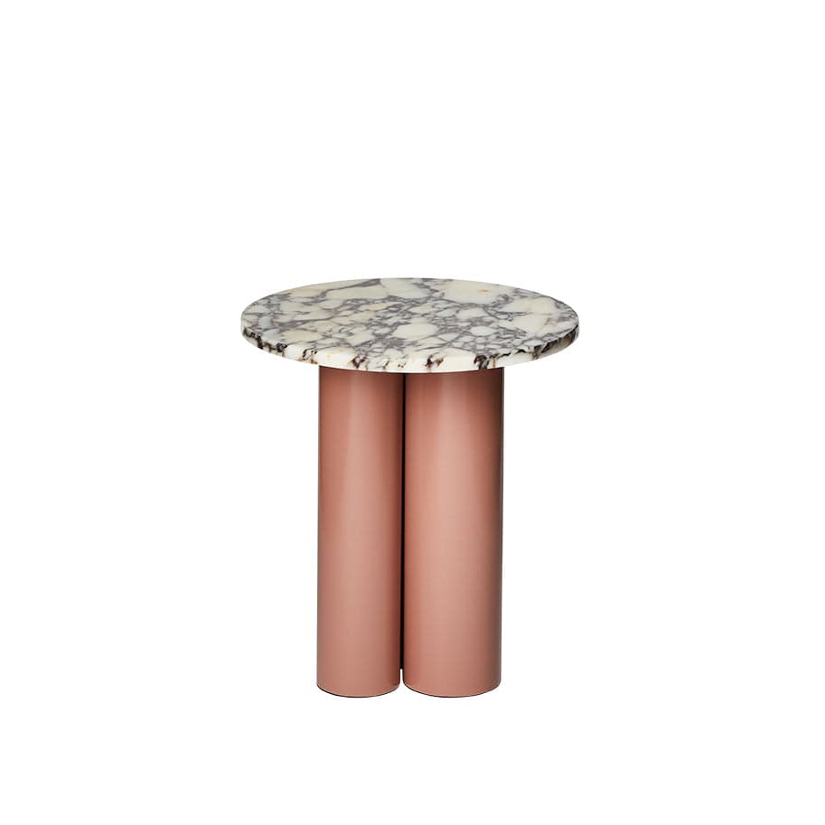 Natura Calacatta Viola Marble Side Table