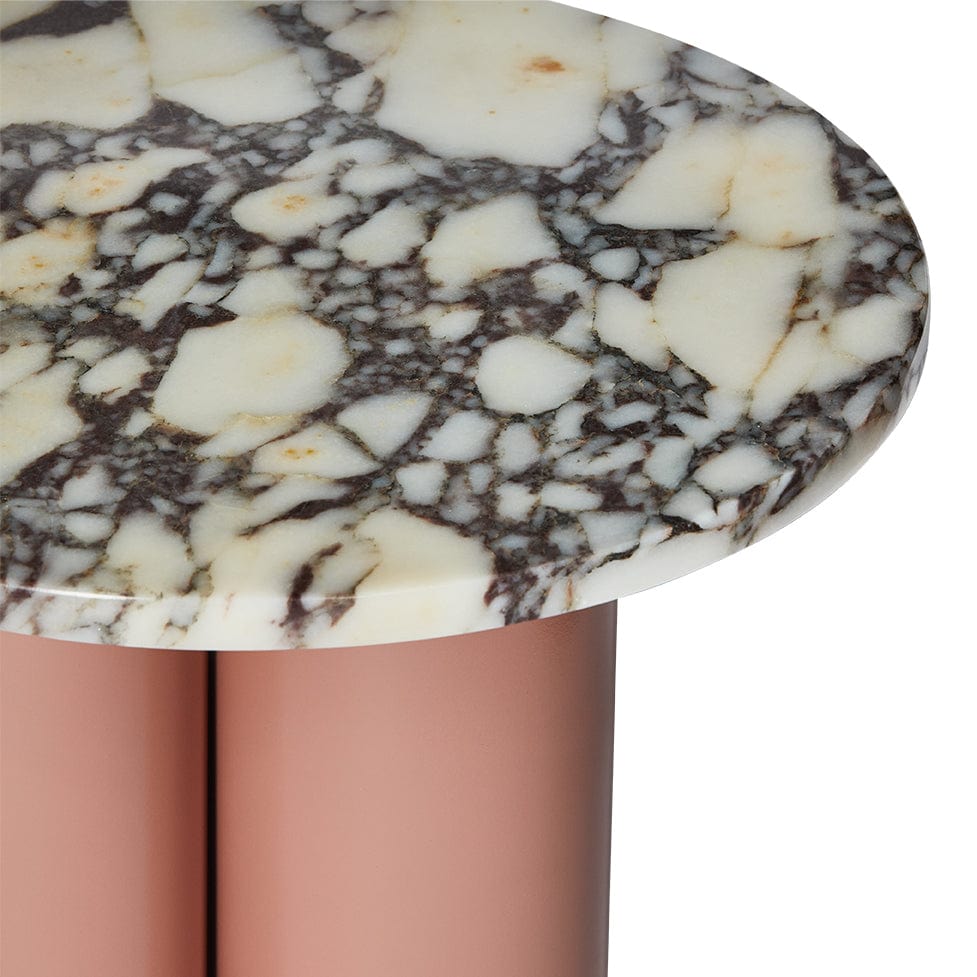 Natura Calacatta Viola Marble Side Table