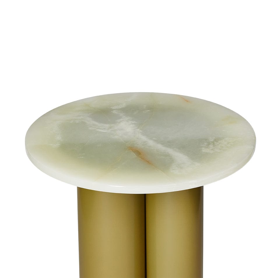 Natura Green Onyx Side Table
