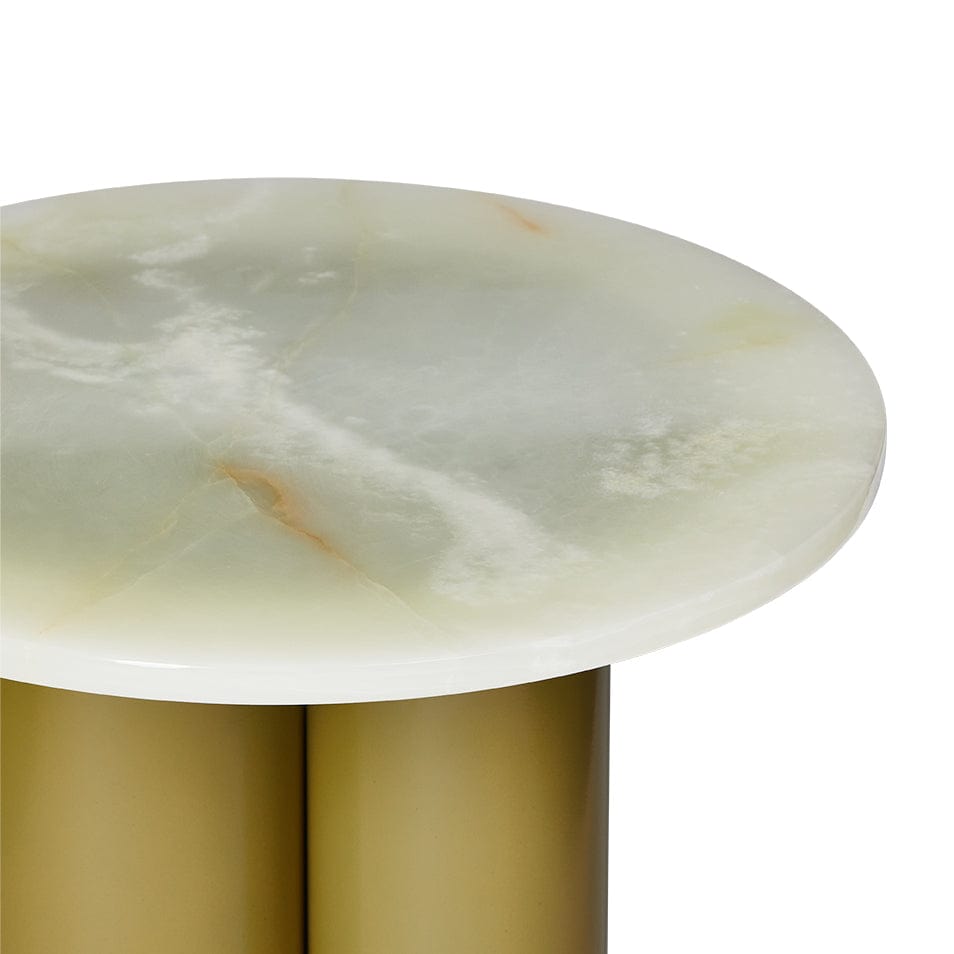 Natura Green Onyx Side Table