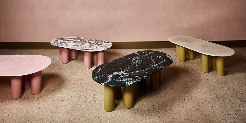 Natura Verde Alpi Marble Coffee Table