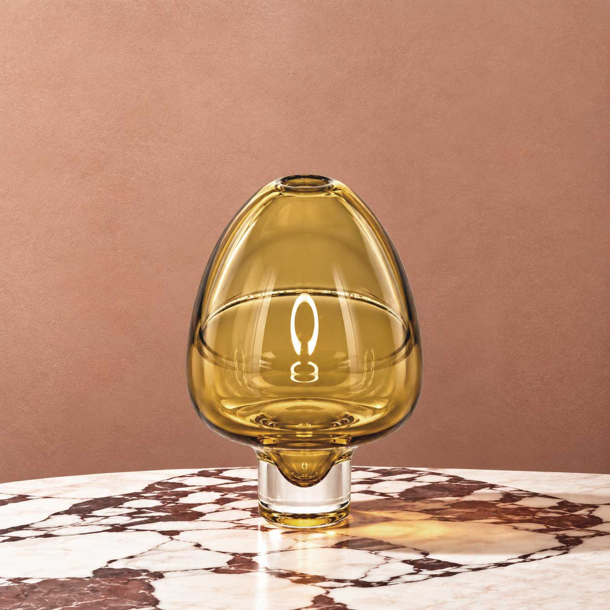 Yumemiru Glass Vessel M - Gold