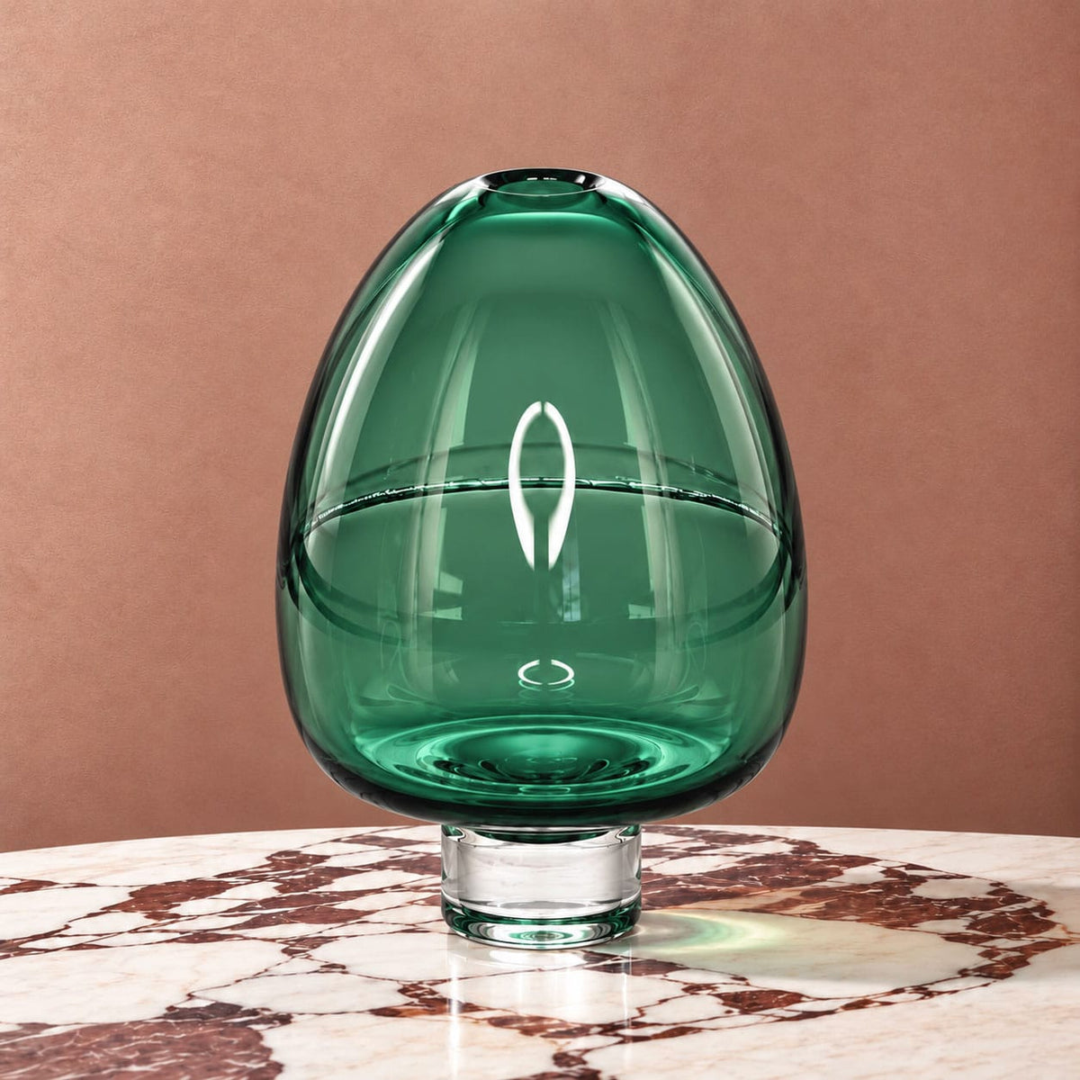 Yumemiru Glass Vessel XL - Green