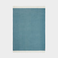 Herringbone Throw in Indian Teal-Bedding-Waverley Mills-Greenhouse Interiors Pty Ltd