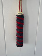 Vintage Squash Racquet With Woven Heart - Denim Blue