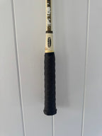 Vintage Squash Racquet With Woven Heart - Teal