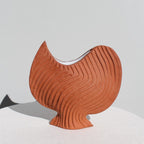 Carved Terracotta Vessel