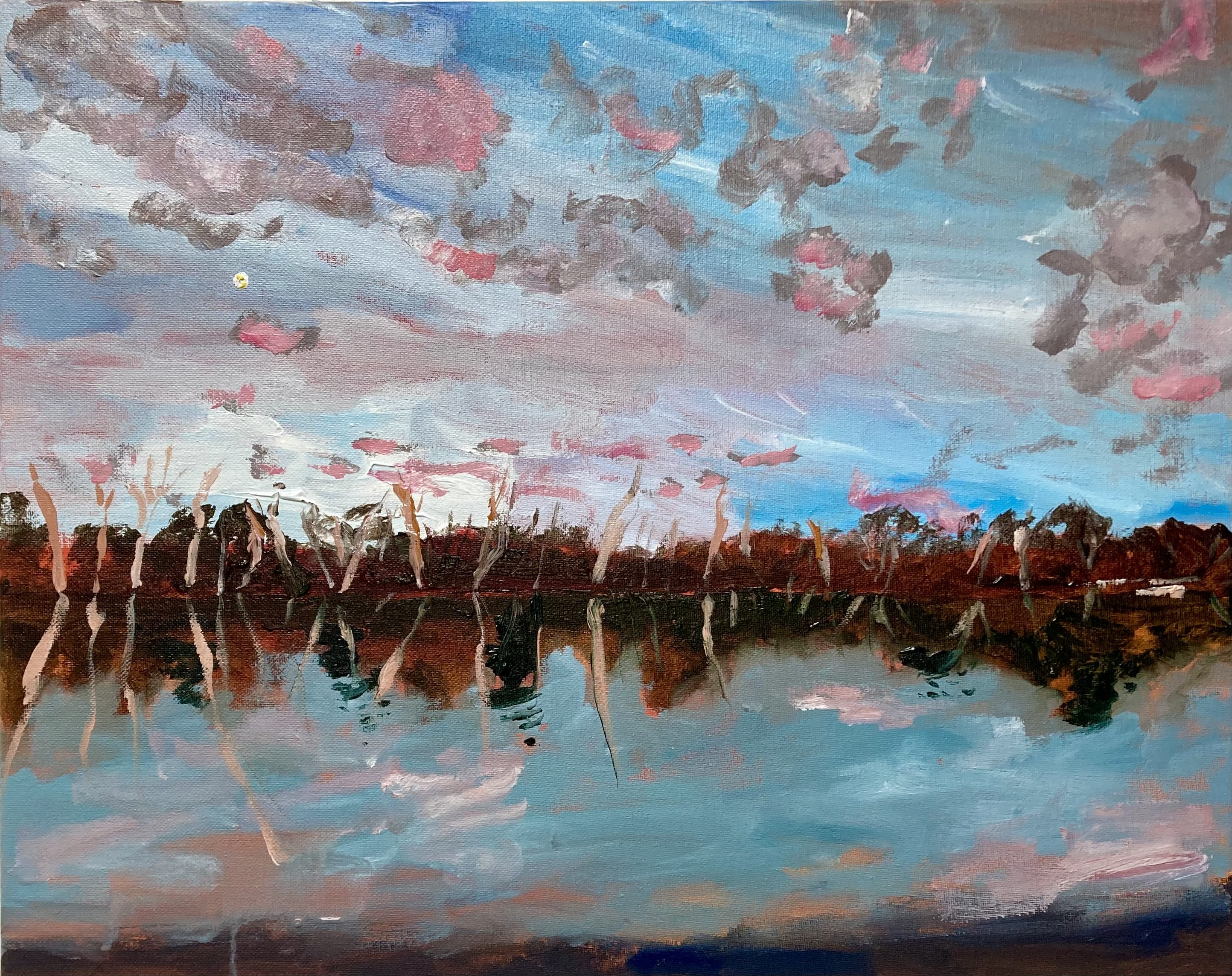 Sunrise Near Monak 2 - Original Art-Original Art-Linzie Joanne-Greenhouse Interiors Pty Ltd