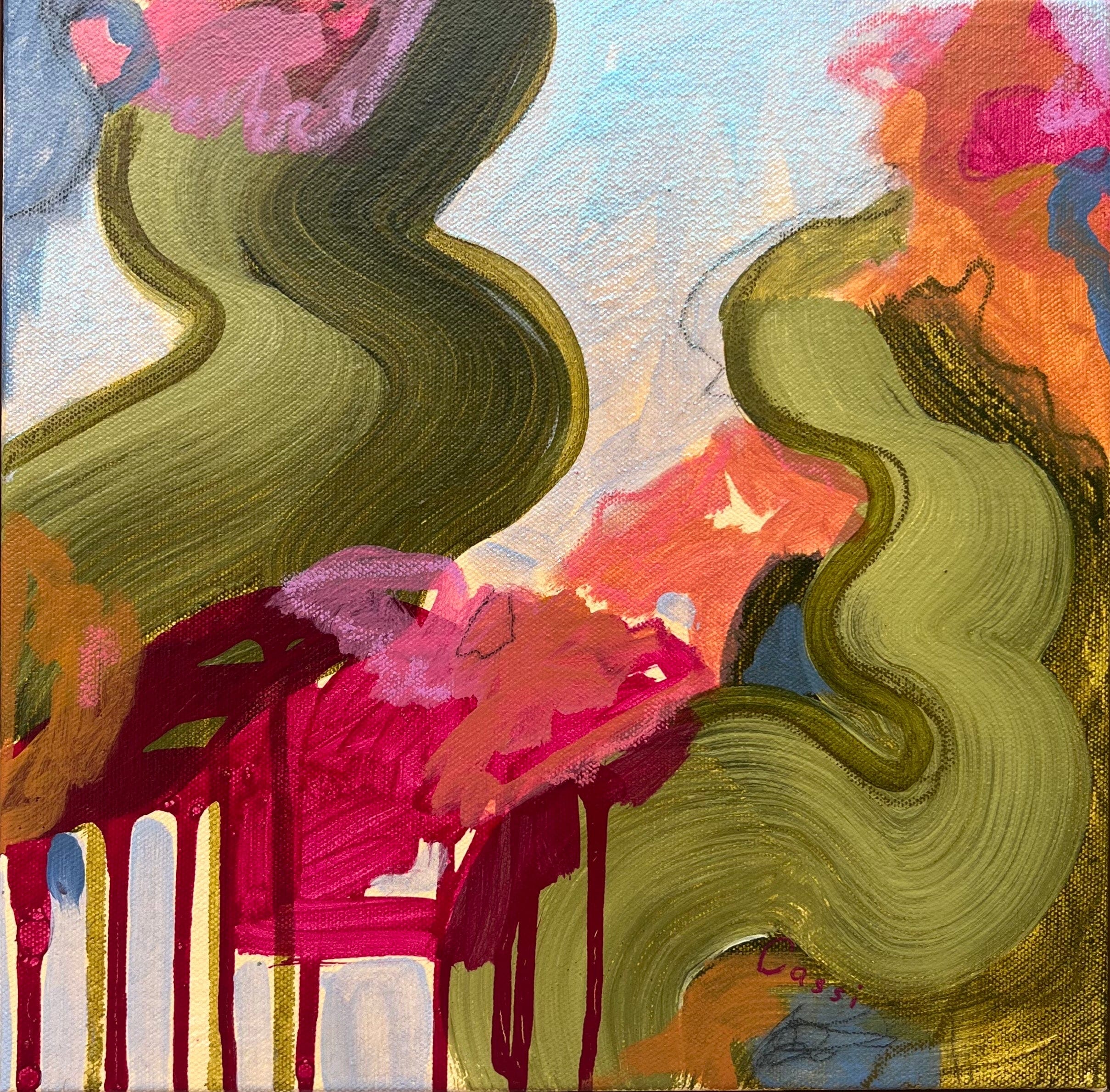 Take A Chance With Me - Original Art