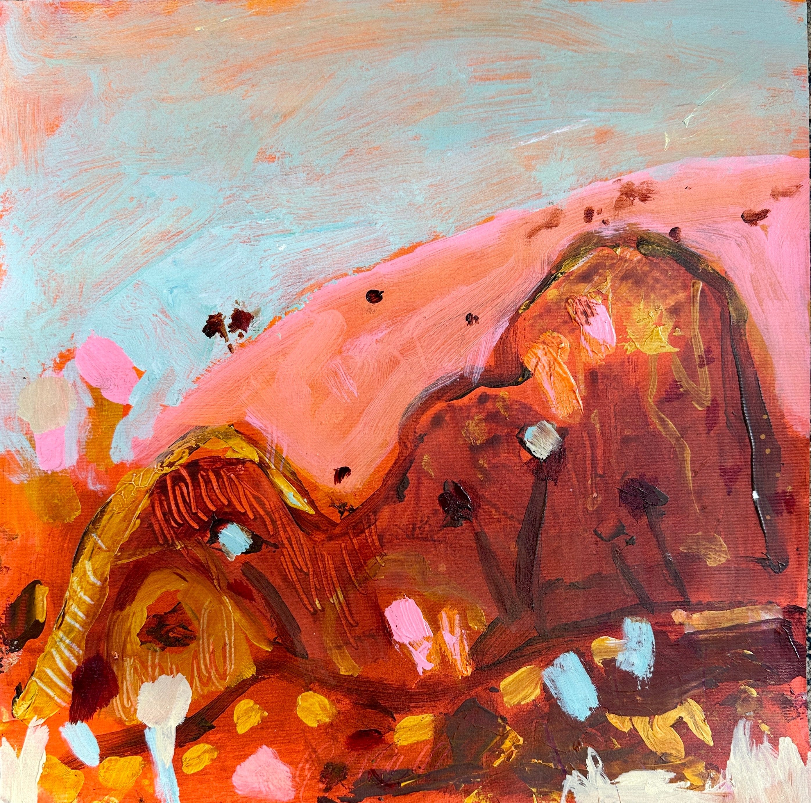 Pink Hills 1 - Original Art