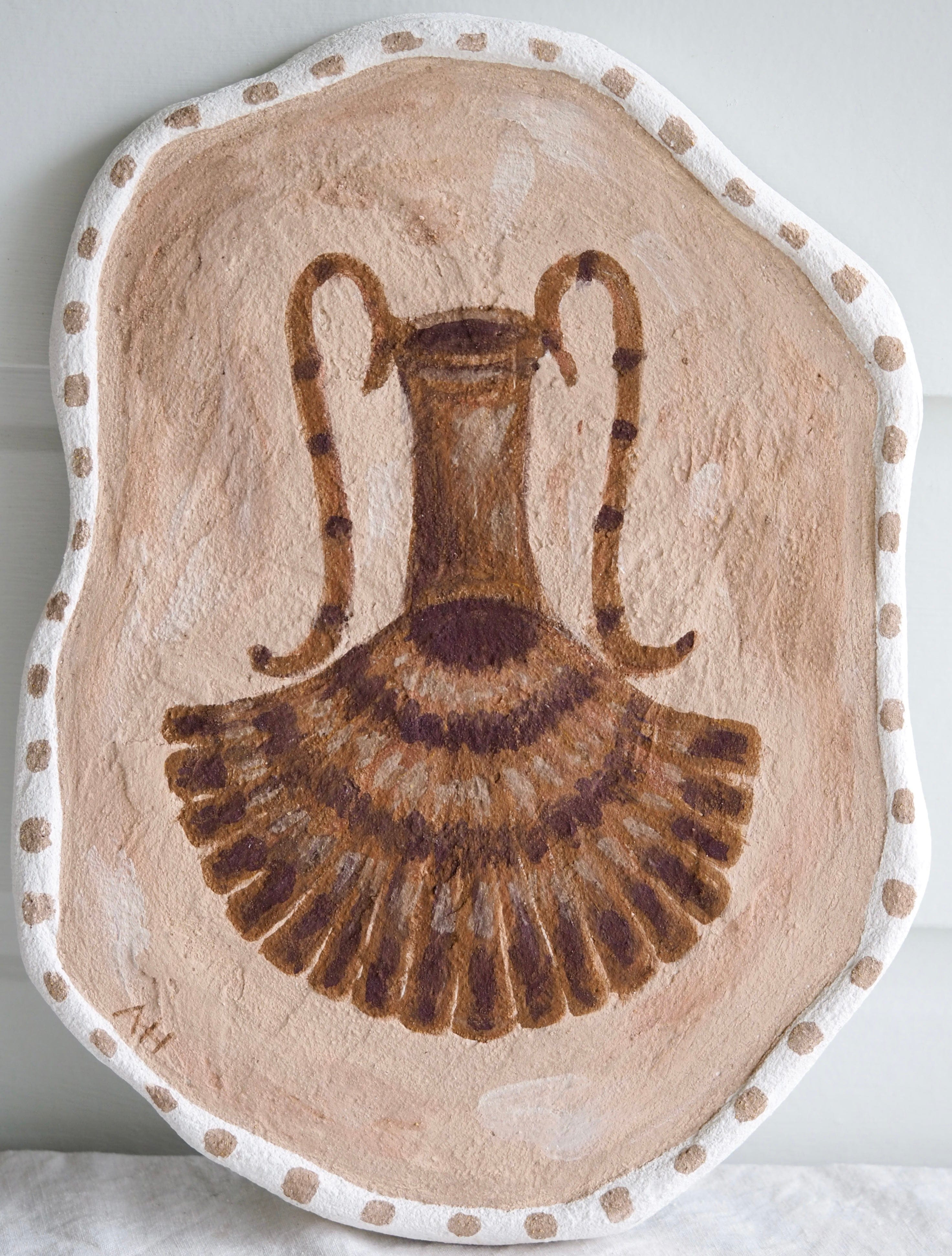 Grecian Shell Flask - Original Art