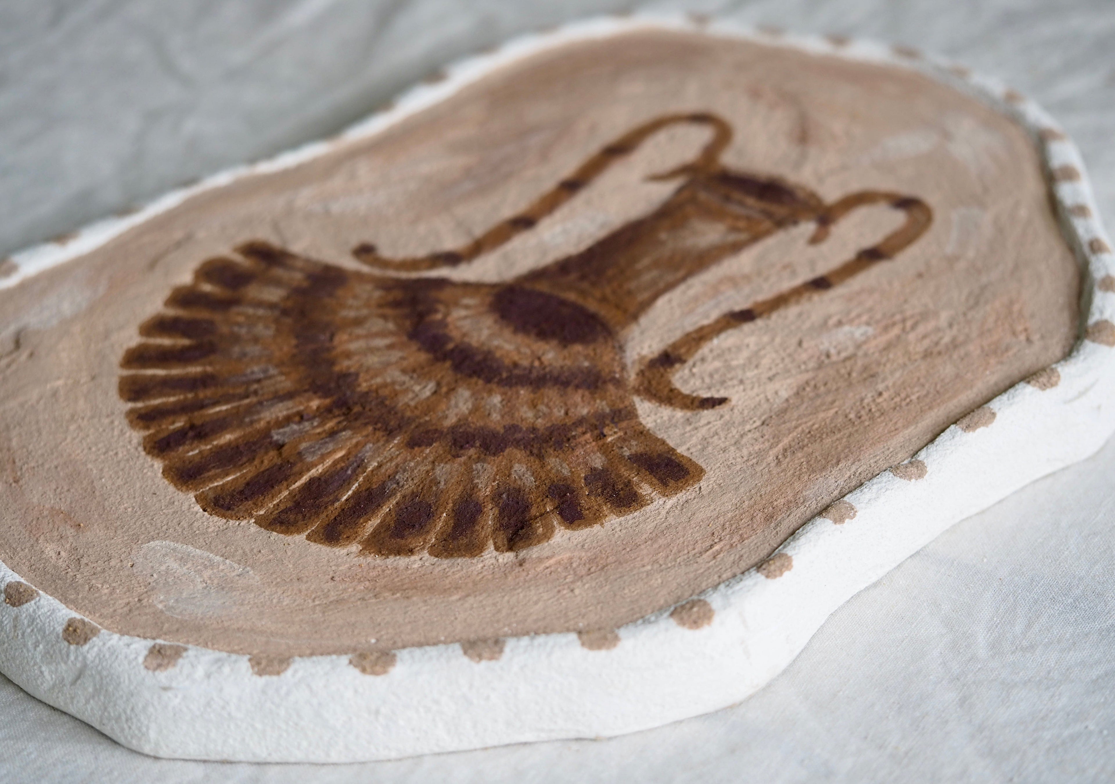 Grecian Shell Flask - Original Art