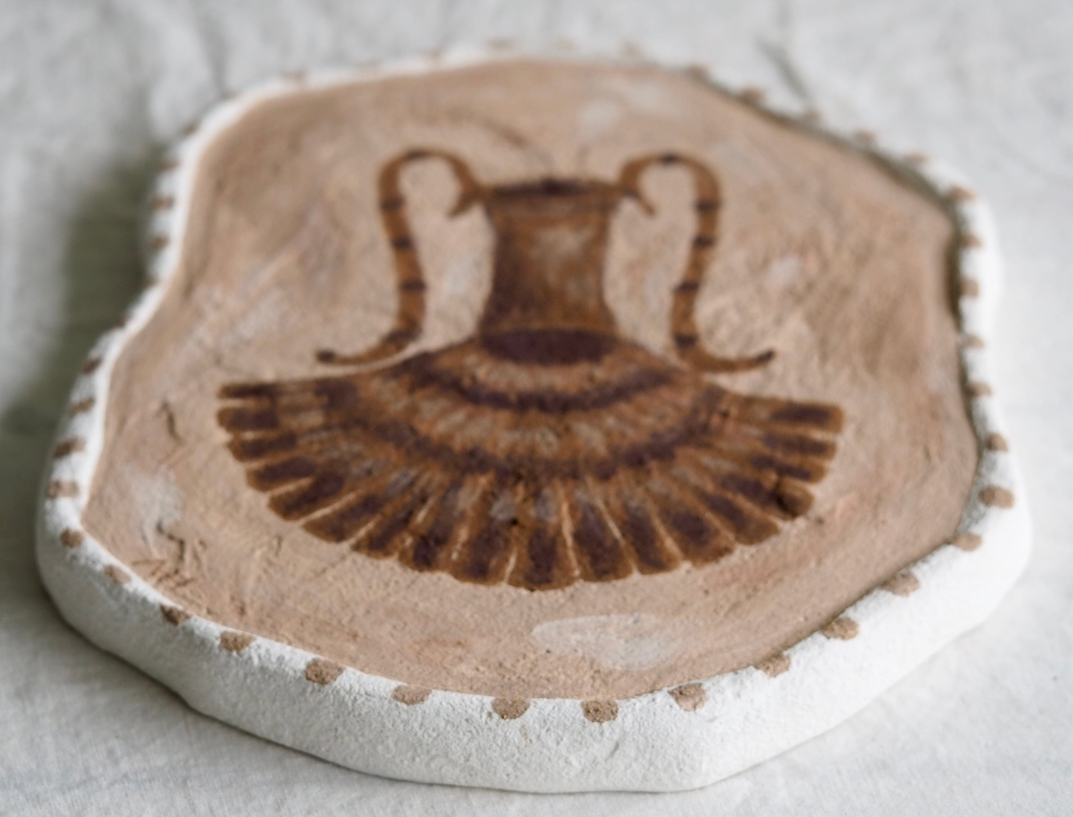 Grecian Shell Flask - Original Art