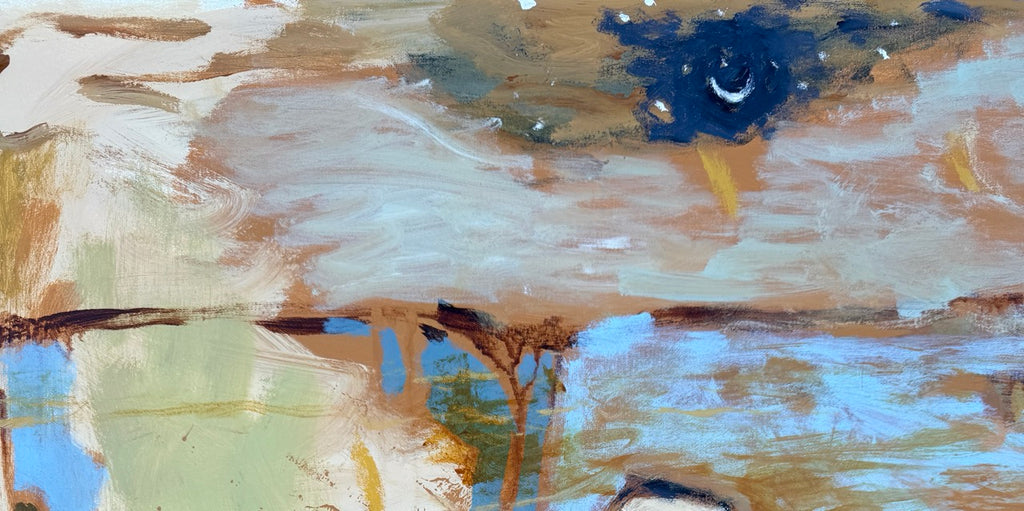 Warm Stones At Sundown - Original Artwork